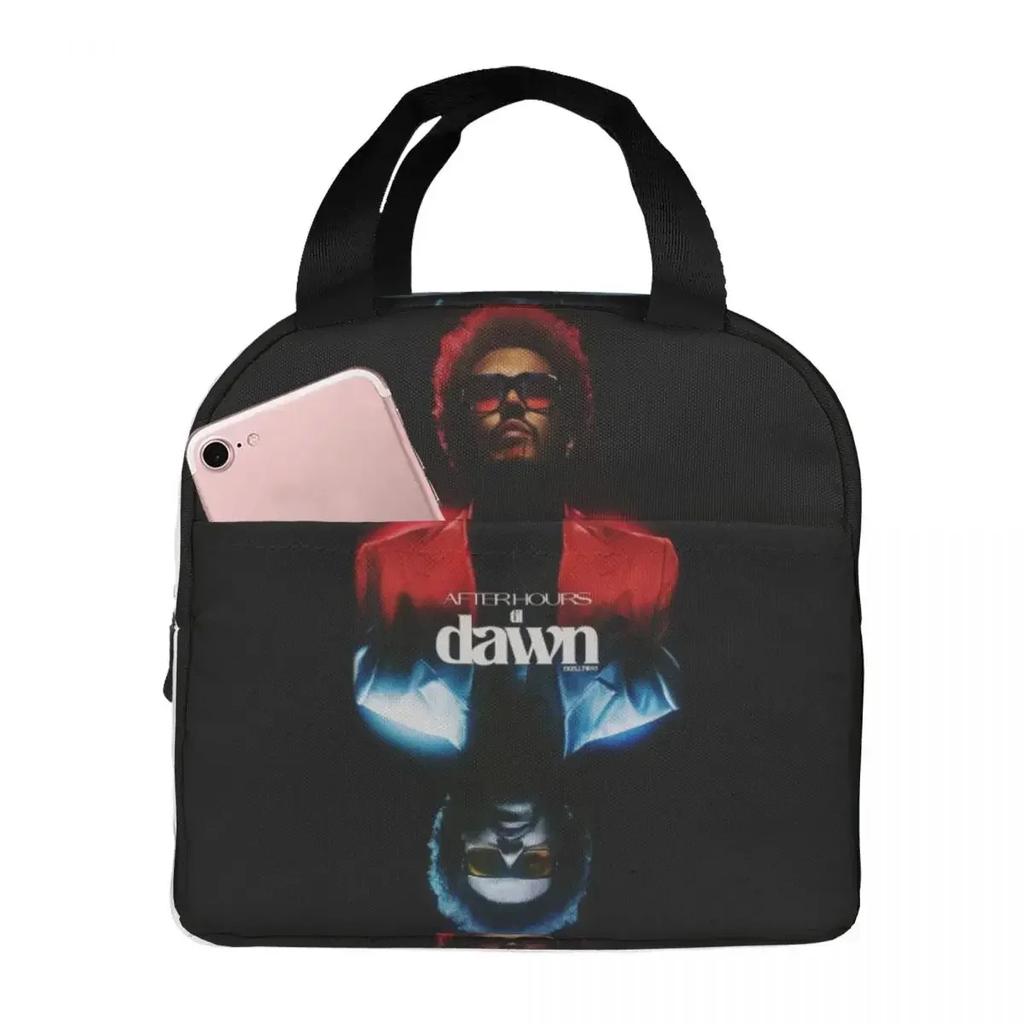 The Weeknd After Hours Till Dawn Tour Изолированная сумка-ланчбокс для женщин и детей Портативные контейнеры для еды Термосумка-ланчбокс Сумка-тоут