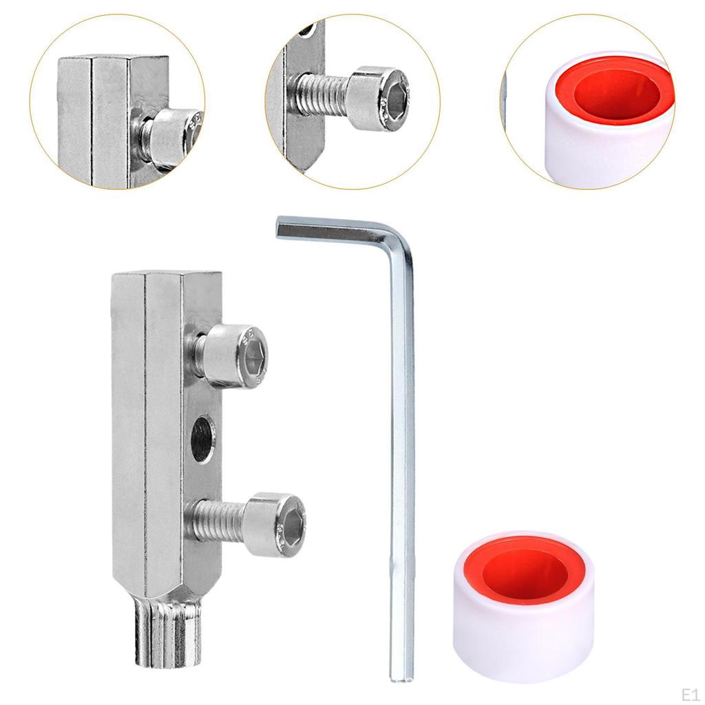 Набор для извлечения сорванных/поврежденных винтов Easy Out Bolt Remover с водонепроницаемым краном для труб 1/2", 3/4"