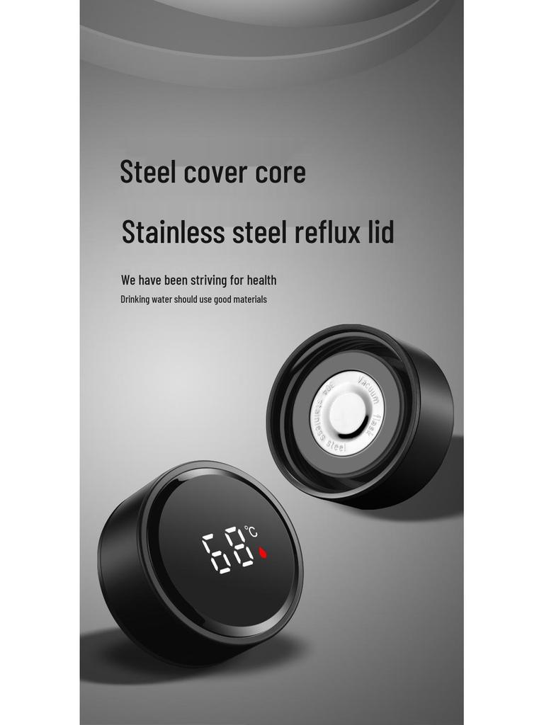 Умный дисплей температуры Изолированная чашка из нержавеющей стали с логотипом на заказ