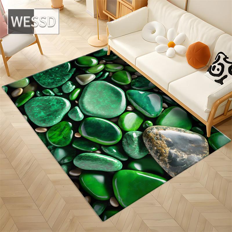3D ковер, цветной каменный ковер, мягкий ковер в спальне, милый коврик для прихожей, впитывающий напольный коврик для туалета, большой коврик для ванной комнаты