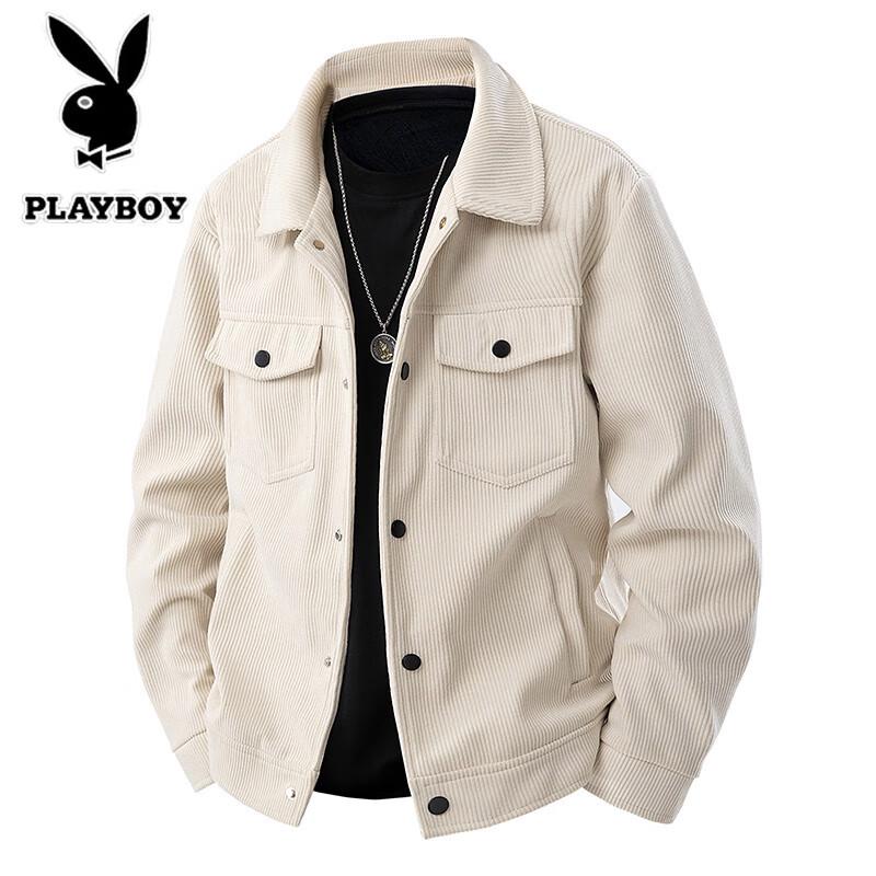 PLAYBOY Мужская вельветовая повседневная куртка