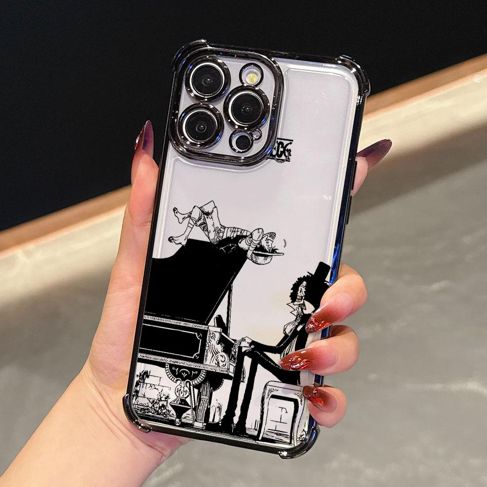 Горячие Десятки Кусочки Манга Чехол Для iPhone 17 Pro 16 15 14 13 12 11 Pro Max Чехол 17 Plus 17E 16E 17Air Защита Камеры Чехол для Телефона