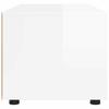 TV Cabinet High Gloss White 100 x 48 x 43 cm Particleboard