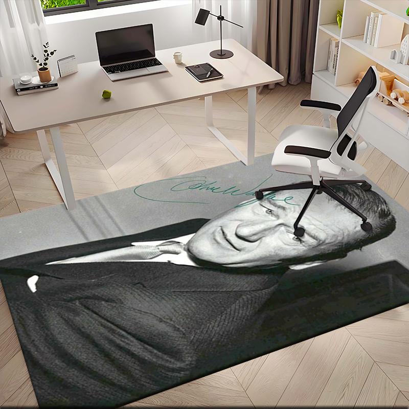 1pc John Wayne Carpet Rug for Living Room Bedroom Home Sofa Decoration,Kids play Non-slip Floor Mat
