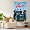 British Rock Band Tapestry Vamp Wall Hanging Background Cloth Bedroom Or Home Decor Concert Decoration Holiday Gift