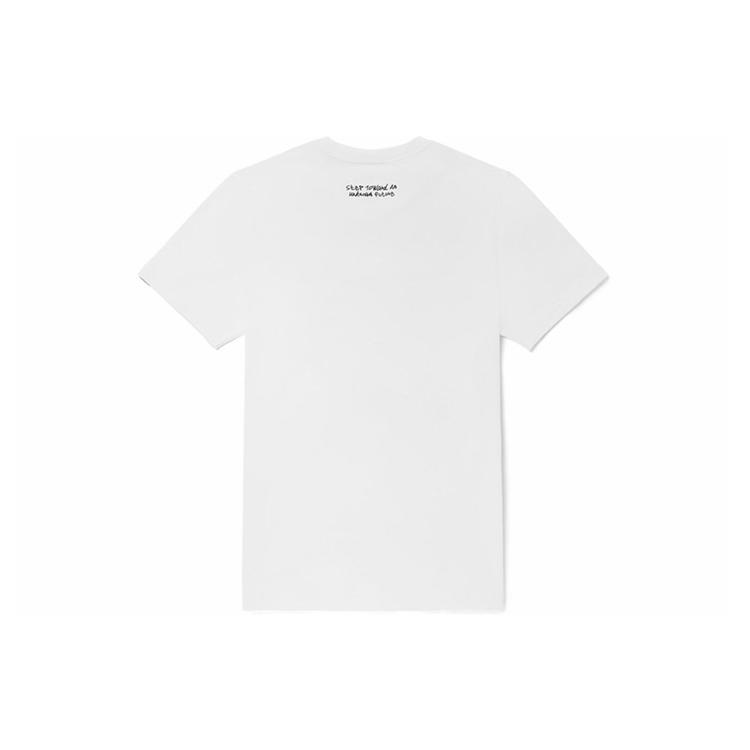 Vans FIVEMONKER T Shirts Unisex White Crew Neck Moderate Straight Fit VN0A5F48WHT