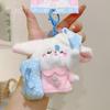 Sleeping Cat Plush Keychain With Pillow Hugging Design For Gift Decoration And