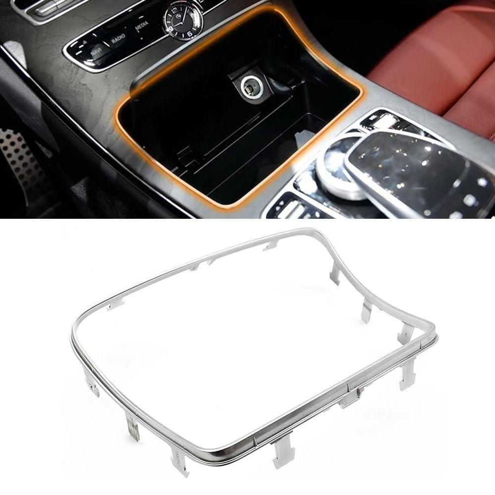 For Mercedes Benz C GLC W205 C200 250 300 400 W253 GLC200 300 2015-2021 Car Water Cup Holder Chrome Plating Strip Trim Ring