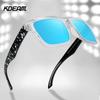 KDEAM Colorful True Polarized Sunglasses Casual Square Sunglasses Colorful Trendy Glasses KD01PRO