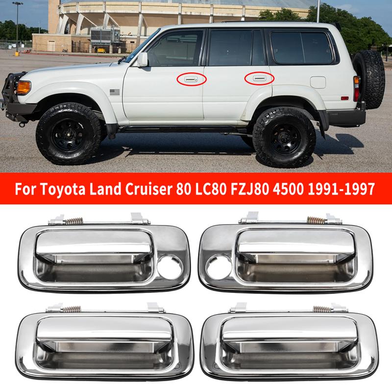 Для Toyota Land Cruiser 80 LC80 FZJ80 4500 1991 1992 1993 1994 1995-1997 Автомобильная внешняя ручка передней и задней двери Внешняя ручка двери