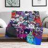 Deltarune Chapter 2 Throw Blanket Travel Size Cozy Blanket for Plane Train