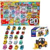 [Pullback Car] Collection DX 20-Vehicle Set + Bonus 1 Working Vehicle Diecast Miniature (Pattern Undetermined). Age 3+. Car Toy for