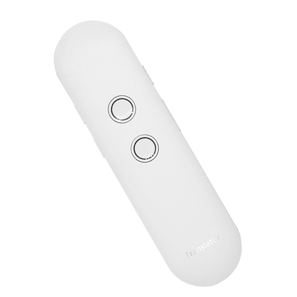 Портативный беспроводной интеллектуальный переводчик 40 языков Двусторонний мгновенный голосовой переводчик в реальном времени Приложение Bluetooth Многоязычный