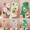 Для Vivo V19 Y75 V20 V17 S10 Y77 Чехол для телефона Милый Цветок Авокадо Узор Жидкий Силикон Высокое Качество Пылезащитный Защитный Чехол Для Vivo Бампер Capa