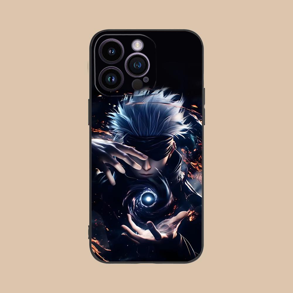 Чехол для телефона Jujutsu Kaisen Neon JJK для iPhone 16 15 14 13 12 11 X XR XS 8 7 Pro Max Plus Mini Цветная печать Чехол для мобильных телефонов