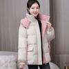 Autumn Winter Parkas Jacket Women's New Korean Loose Down Cotton Coat Female Hooded Thicken Warm Padded Casual Overcoat Ladies Tops