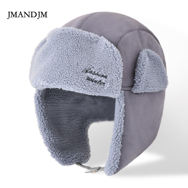 Шапка корейской версии мужская сращивание овечья шерсть утолщенная шапка Lei Feng зимняя лыжная ветрозащитная теплая шапка женская