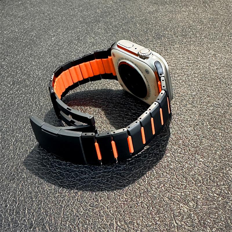 Нержавеющая сталь Ремешок Для Apple Watch Ultra3/2 49мм 11 10 46мм 42мм 9 8 7 45мм 41мм Металлический Быстросъемный Браслет Ремешок iWatch 6 5 4 SE 44мм 40мм