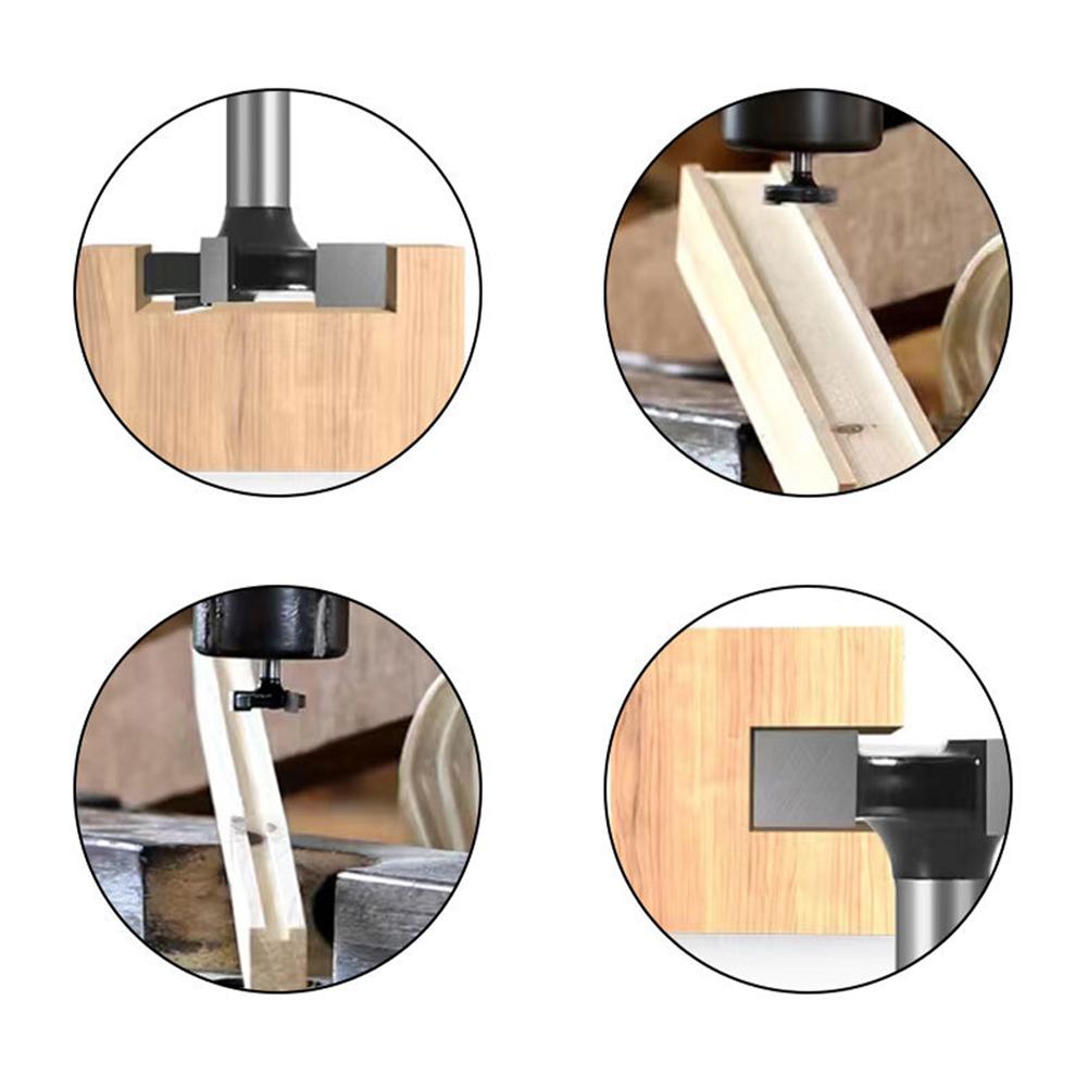 Фрезы с хвостовиком 6,35 мм, твердосплавные напайки, цементированный карбид