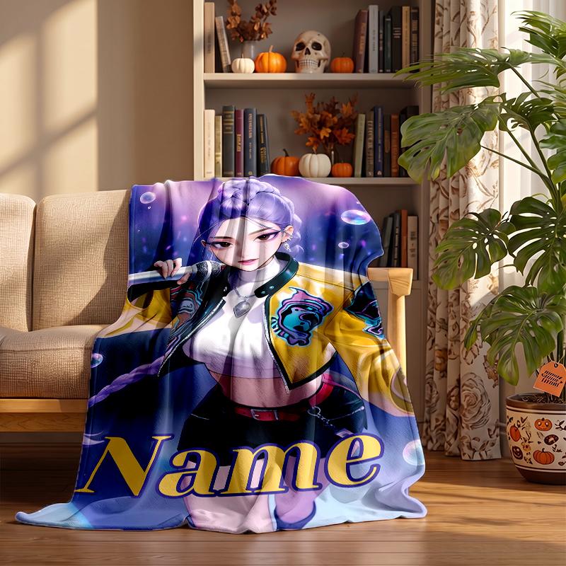 rumi Custom Flannel Blankets Soft Warm Cozy Throws for Home Decor Holiday Gifts