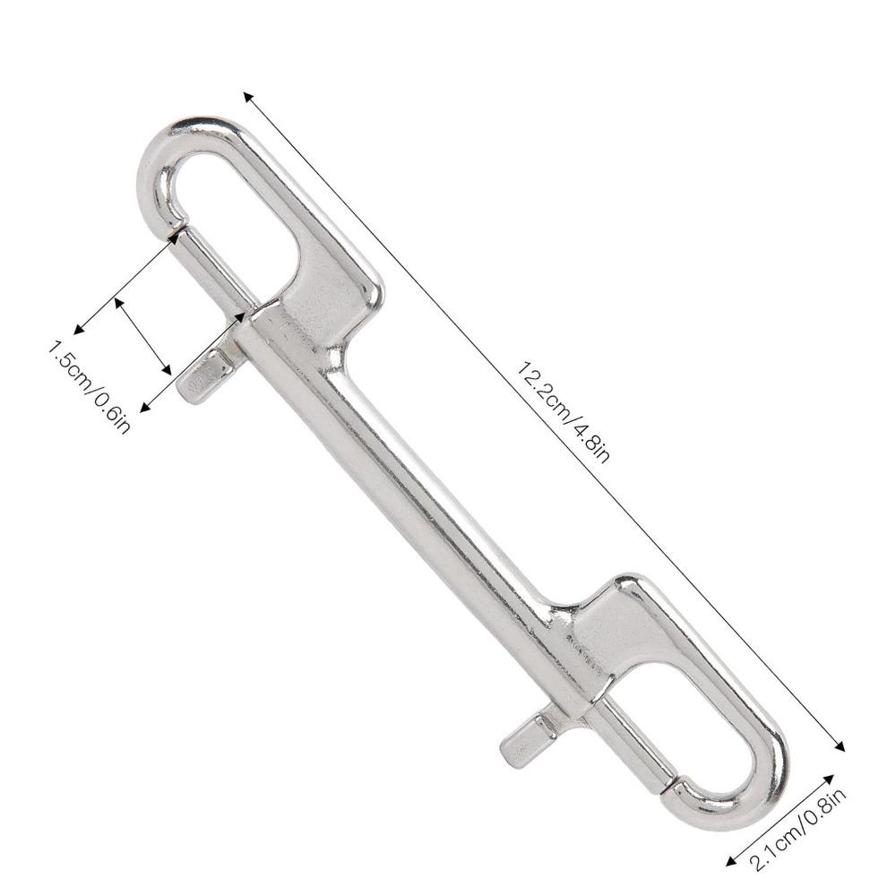 316 Stainless Steel Bolt Snap Double Head Swivel Eye Double Ended Hook 80MM Size 100MM Size D Ring Snap Water Sport