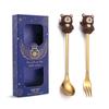 HANYANG 410 Stainless Steel Cutlery Home Hotel Use Cute Spoon Fork Western Cutlery