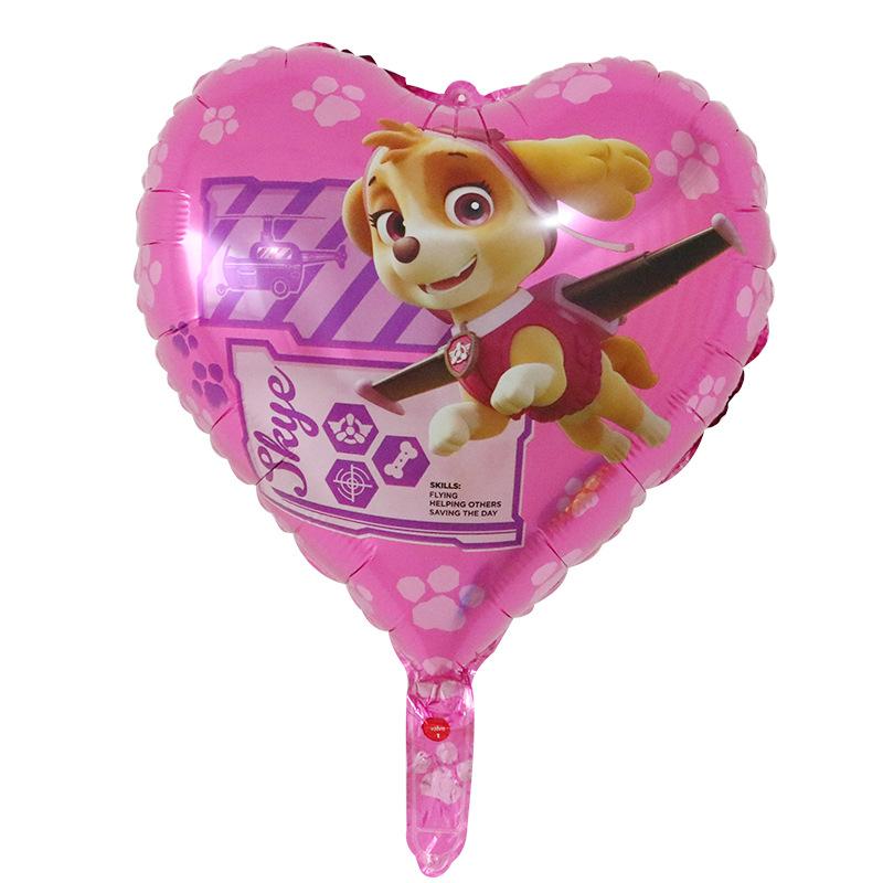 Щенячий Патруль Лапа Собаки Милый Мультяшный Алюминиевая Фольга Латексные Шары Декор для Вечеринки Дети Классические Игрушки Гелий Воздух Надувные Шары Принадлежности