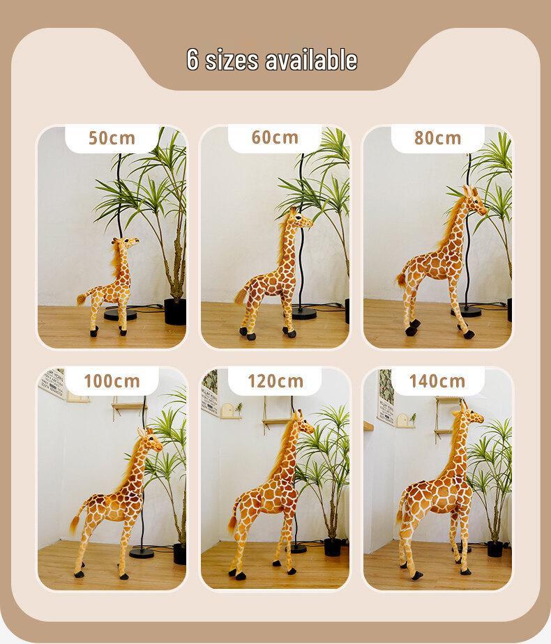 Giraffe and Deer Plush Toy Doll - Children's Gift
