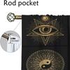 Ретро Mystic Eye Blackout Curtain для комнаты 2-панельные шторы для спальни, перегородки, жалюзи, украшения для Хэллоуина, гостиной, кухни