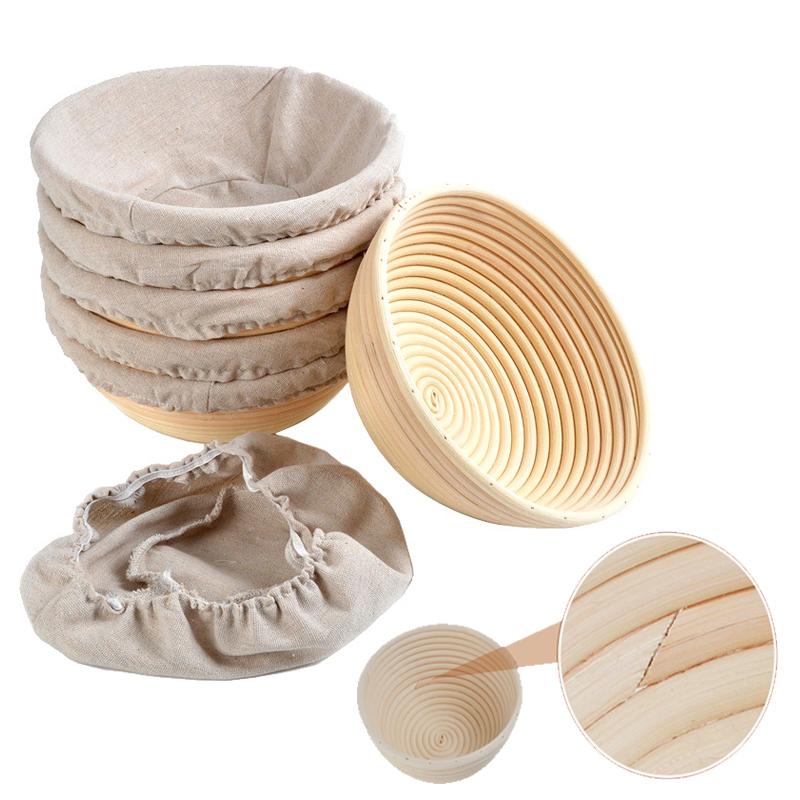 Rattan Bread Proofing Basket Natural Oval Rattan Wicker Dough Fermentation Sourdough Bread Basket