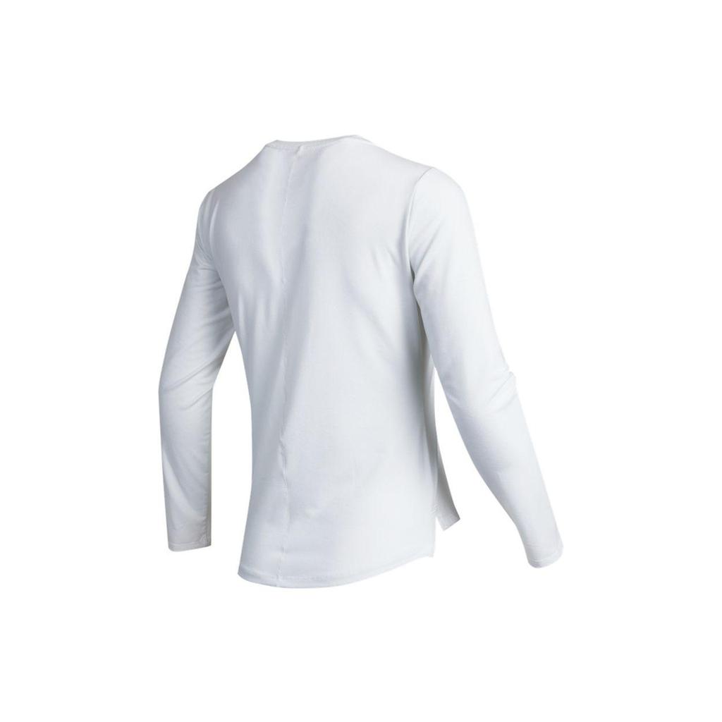 Nike Дышащая футболка с длинными рукавами Pure Color для тренировок, женские топы, белые DD0621-100