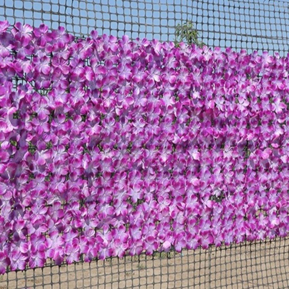 Removable Hydrangea Artificial Flower Wall Waterproof Garden Hedge Panel Wedding Decor