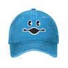 Funny And Funny Expression With Big Eyes And Mouth Open Adjustable Cowboy Hat Baseball Cap Suitable for All Seasons