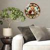 30x30cm Round Wall Clock Designed to Retain Its Pristine Appearance Over Time