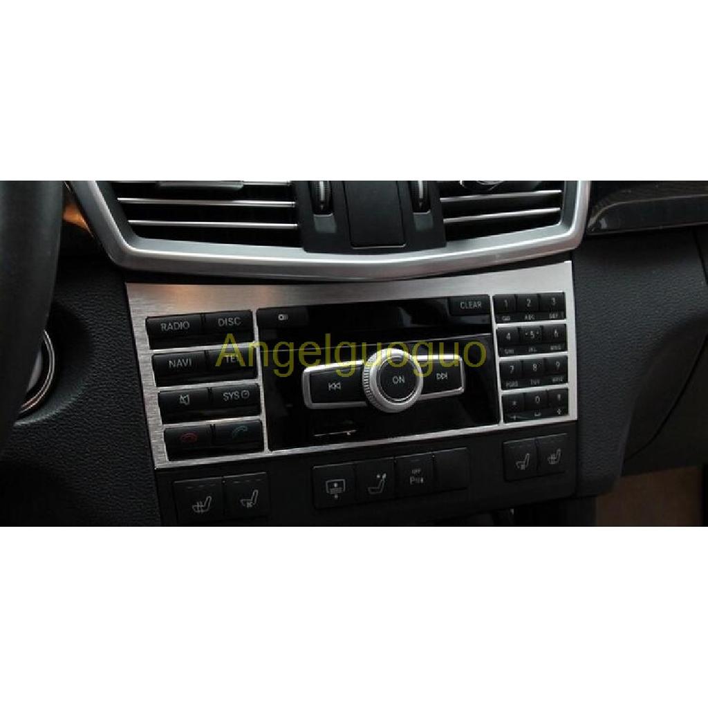 Angelguoguo Автомобильный стиль для Mercedes Benz E Class W212 2009-2015 Центральная консоль CD рамка панели управления кондиционером