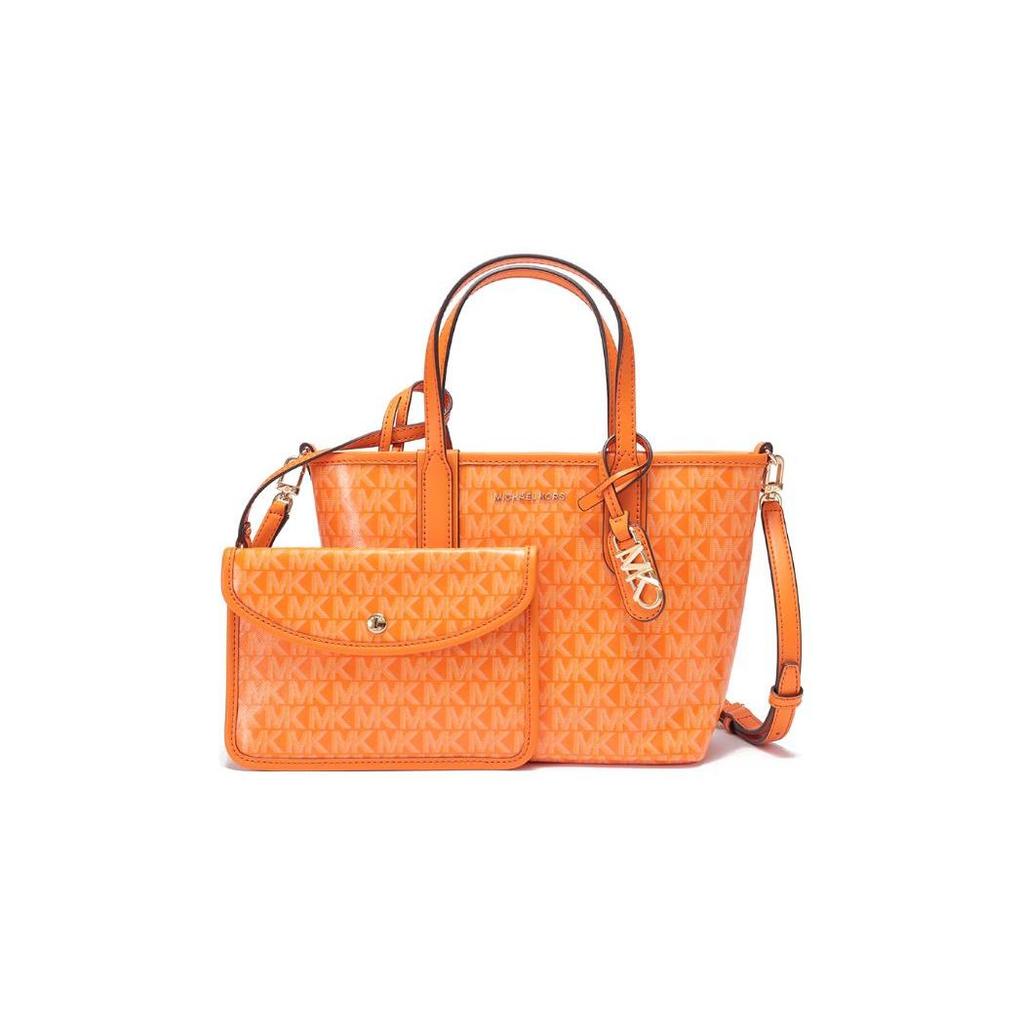 Michael Kors Женская сумка-тоут Eliza с монограммой, бежевая 30S3GZAT0V-APRICOT