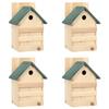 VidaXL Nest Boxes 4 Pcs 23x19x33 Cm Fir Wood