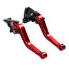 nakira Brake Clutch Lever Set Ninja250 Ninja400 Z250 Z400 Versis-X250 (Red)