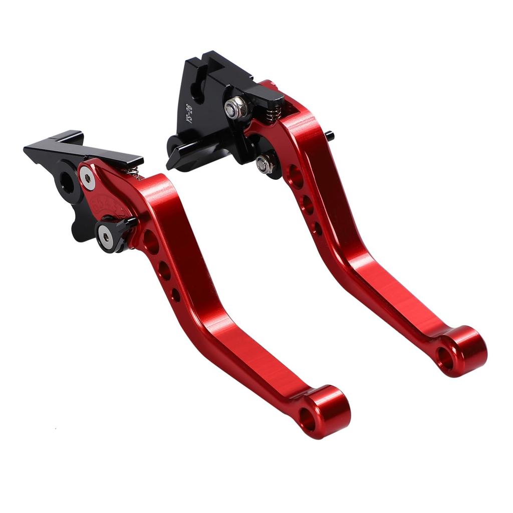 nakira Brake Clutch Lever Set Ninja250 Ninja400 Z250 Z400 Versis-X250 (Red)
