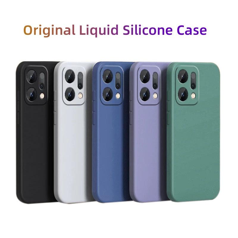 Роскошный чехол для OPPO Reno 14 Чехол OPPO Reno 14 Funda Coque Жидкий силикон Защита камеры Мягкий ТПУ Бампер для телефона Reno 14 Pro