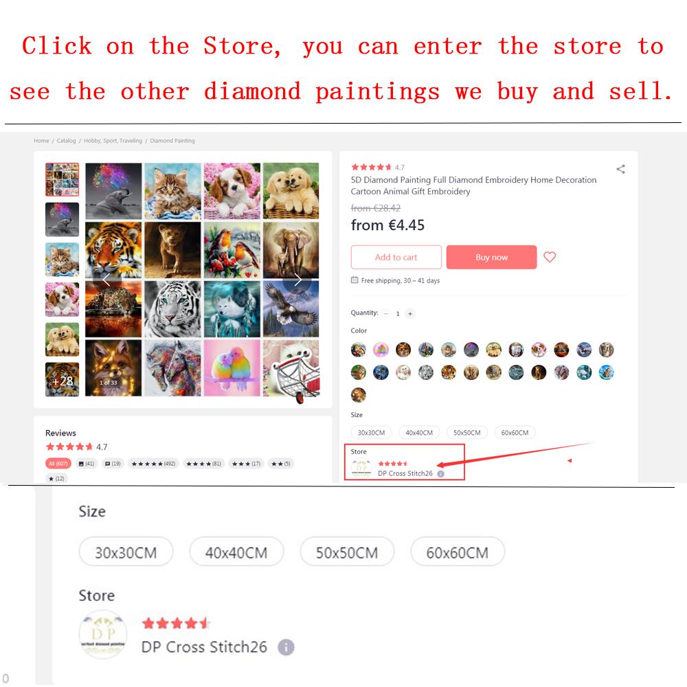 3D алмазная живопись Пейзаж Вышивка крестом DIY Алмазная вышивка вишни картина со стразами украшение дома