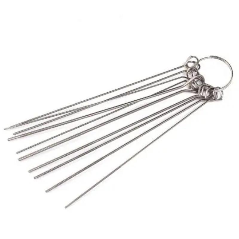 10 Kinds Stainless Steel Needle Set PCB Electronic Circuit Through Hole Needle Desoldering Welding Repair Tool 80mm 0.7-1.3mm
