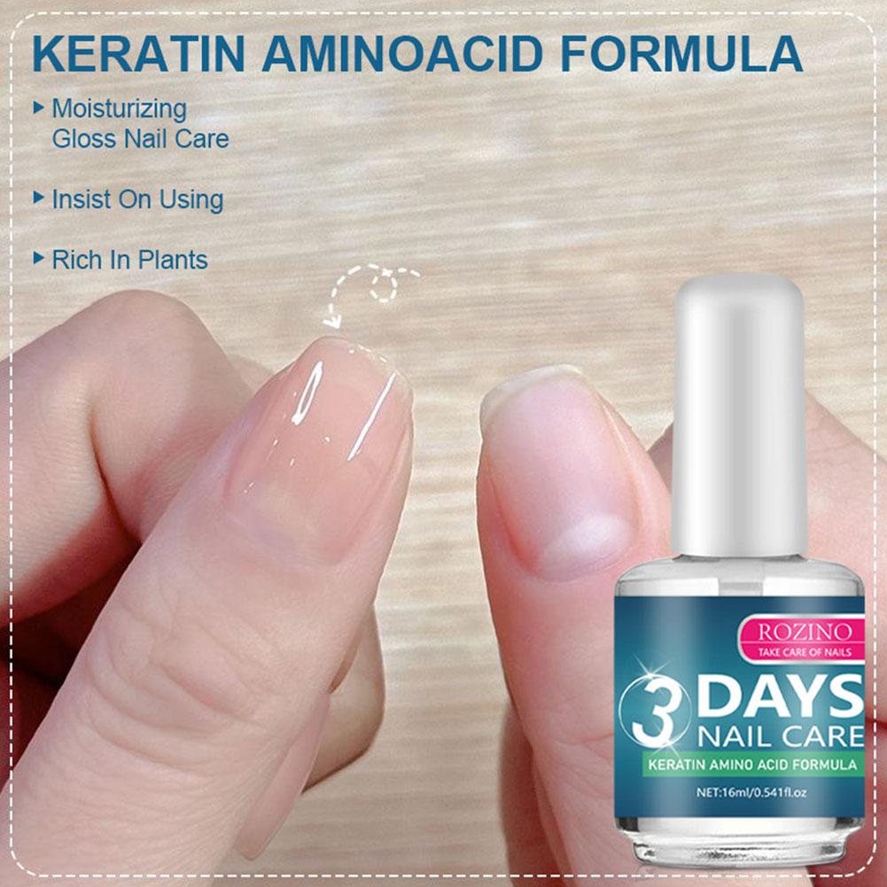 ROZINO 16ml 3 Days Nail Care Serum Repair Nail Fungus Paronychia Relieve Cracked Damaged Toenails Strengthener Nail Care Serum