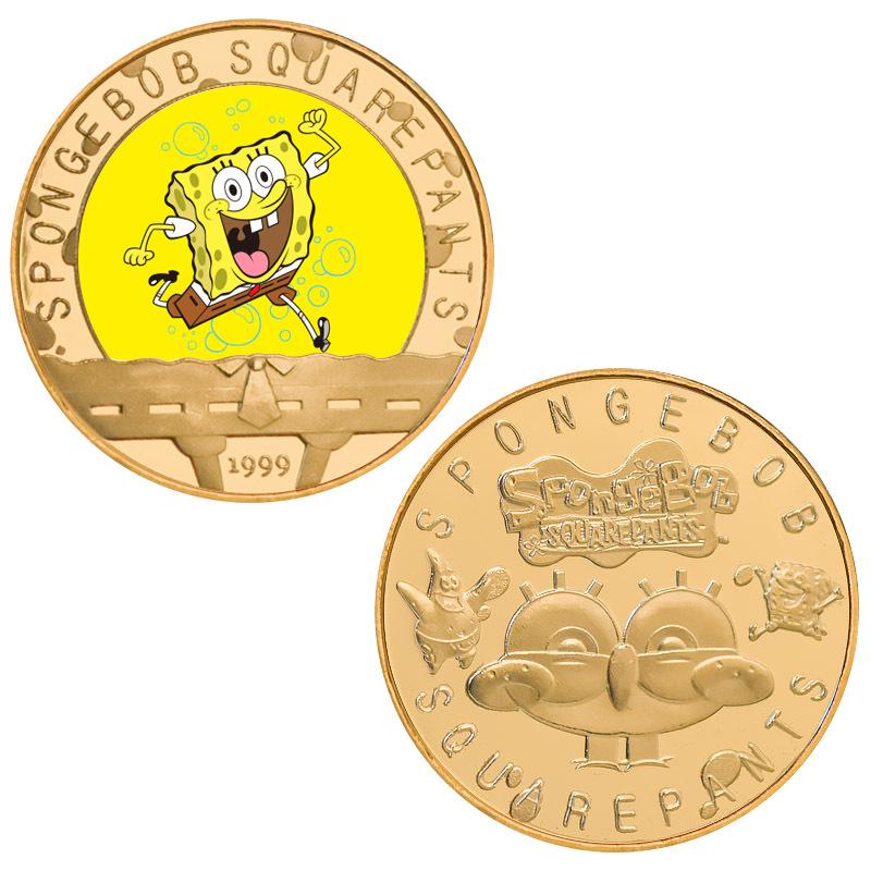 Commemorative Coin Cartoon Anime Coin Peripheral Commemorative Coin Die Casting Metal Coin Cultural and Creative Gift Box