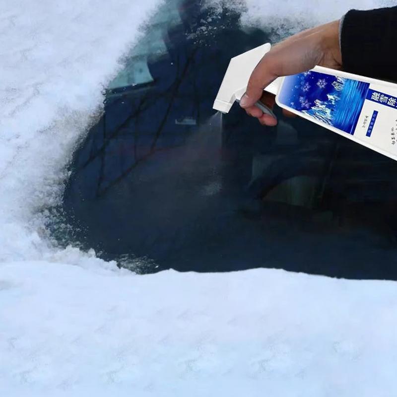 500 мл Ice Off Windshield Spray Противообледенительный спрей для лобового стекла Средство для удаления льда Тающий спрей для мебели Стекла Фары заднего вида
