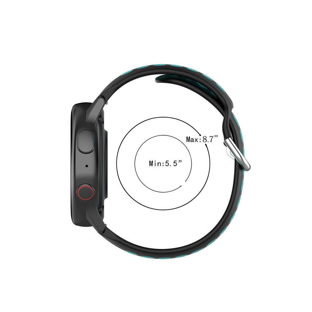 20 мм Двухцветный ПК Запасной Ремешок для Смарт-часов для Samsung Galaxy Watch Active/Active2