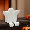 1/3Pcs 3D Printed Halloween Ghost Figurine Movable Joints Ghost Statue with Articulated Legs Stress Relief Mini Ghost Fidget Toy Decoration