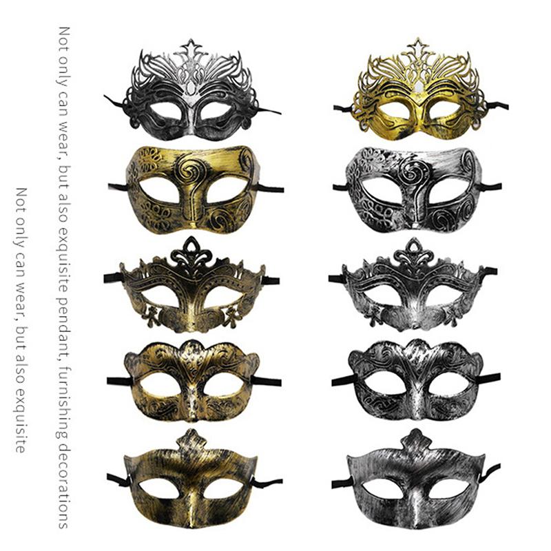 1Pc Masquerade Mask Painted Beauty Masks Fashion Mask Party Toys Movie Theme Props