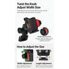 Shockproof Bike Phone Mount Support Rack For Ebikes And Motorcycles Handlebar Navigation For Smartphones Up To 90mm Wide