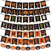 Paper Happy Birthday Banner Cartoon Halloween Birthday Decorations  Birthday Baby Shower